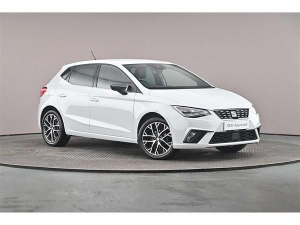 White Used 2023 Seat Ibiza XCELLENCE Hatchback | £14,490 (Fair price) - Image 1/4
