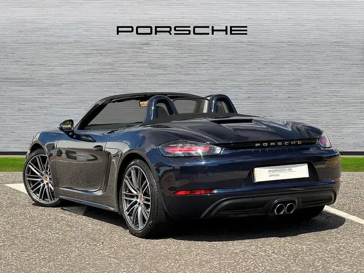 Used Porsche 718 345 HP (253 kW) 2017 Blue Cabriolet