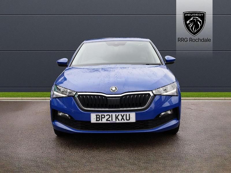 Used Skoda Scala SE 94 HP (69 kW) 2021 Blue Hatchback