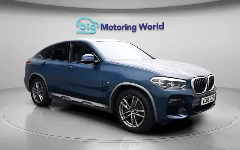 Used BMW X4 M Sport 190 HP (139 kW) 2019 Blue SUV