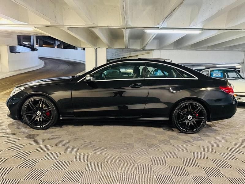 Used Mercedes E350 AMG line 2016 Black Coupe