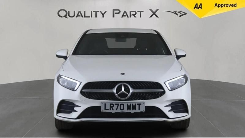 Used Mercedes A250 AMG line 2020 White Sedan