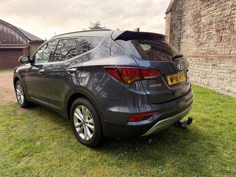 Used Hyundai Santa Fe Premium 200 HP (147 kW) 2018 Blue SUV