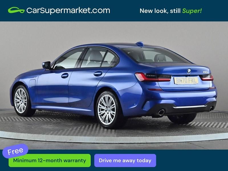 Used BMW 330e M Sport 2020 Blue Sedan