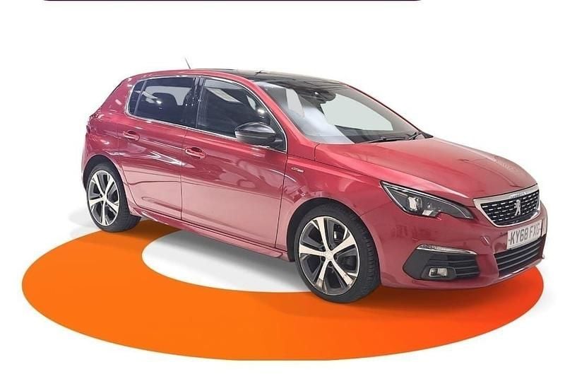 Red Used 2018 Peugeot 308 GT-line Hatchback | £7,479 (Fair price) - Image 1/2
