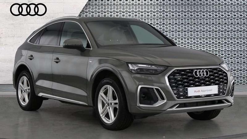 Grey Used 2024 Audi Q5 Sportback S-Line SUV | £39,698 (Good price) - Image 1/4