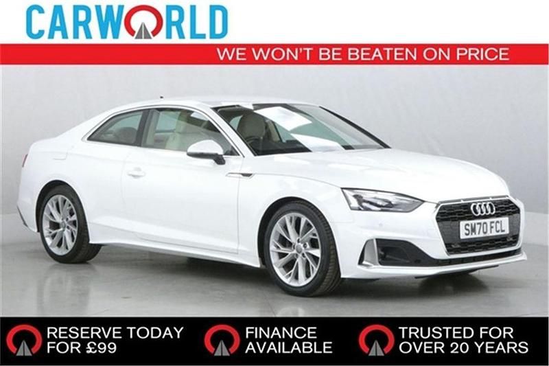 White Used 2020 Audi A5 Sport Coupe | £22,788 (A bit pricey) - Image 1/4