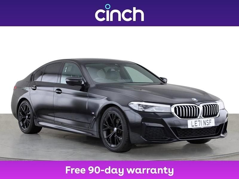 Black Used 2022 BMW 520 M Sport Sedan | £24,649 (Good price) - Image 1/3