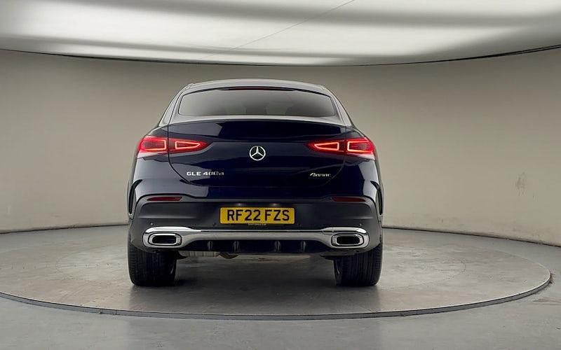 Used Mercedes GLE400 AMG line 330 HP (242 kW) 2022 Cavansite blue Coupe