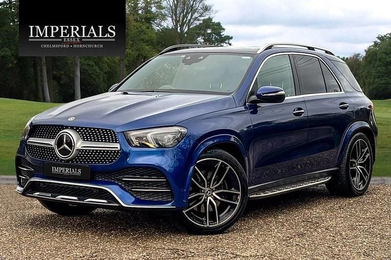 Blue Used 2021 Mercedes GLE400 AMG line SUV | £43,948 (Fair price) - Image 1/1
