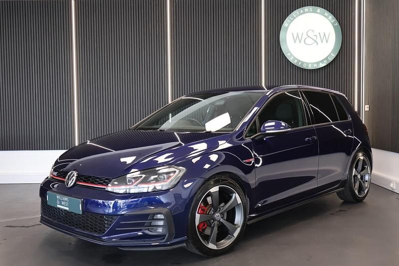 Used VW Golf VII GTI 2018 Blue Hatchback