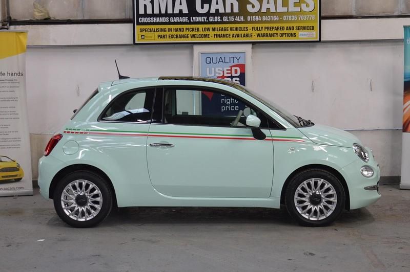 Used Fiat 500 Lounge 69 HP (50 kW) 2018 Green Hatchback