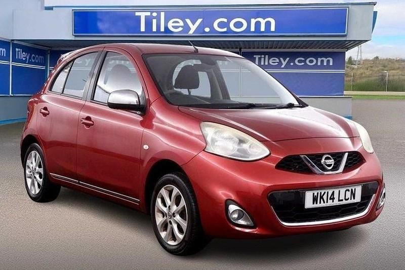 Used Nissan Micra Acenta 80 HP (58 kW) 2014 Red Hatchback