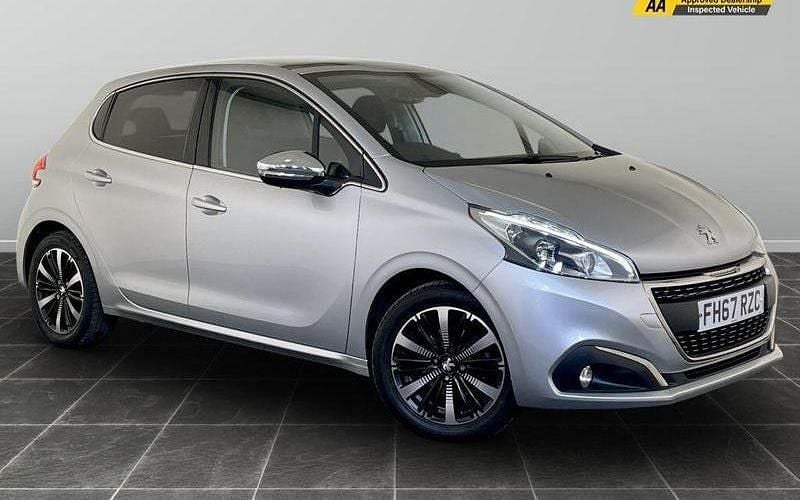 Silver Used 2017 Peugeot 208 Allure Premium Hatchback | £5,595 (Good price) - Image 1/2