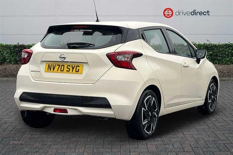 Used Nissan Micra Acenta 2021 White Hatchback