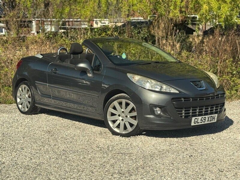 Grey Used 2009 Peugeot 207 GT Cabriolet | £1,295 (Good price) - Image 1/4