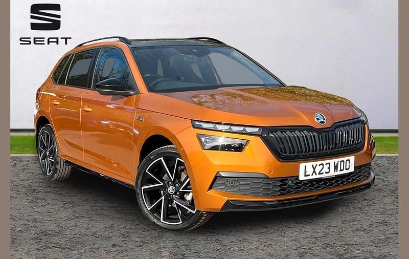 Used Skoda Kamiq Monte Carlo 115 HP (84 kW) 2023 Orange SUV