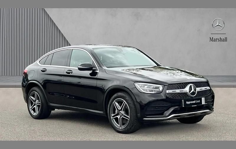 Used Mercedes GLC300e AMG line 254 HP (186 kW) 2021 Black Coupe