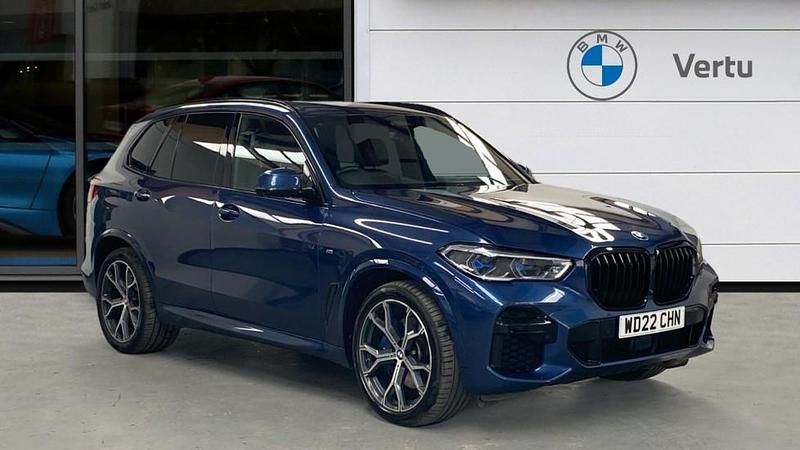 Blue Used 2022 BMW X5 M Sport SUV | £42,317 (Super price) - Image 1/4