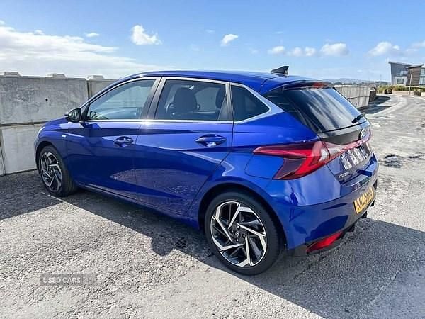 Used Hyundai i20 Premium 2023 Blue Hatchback