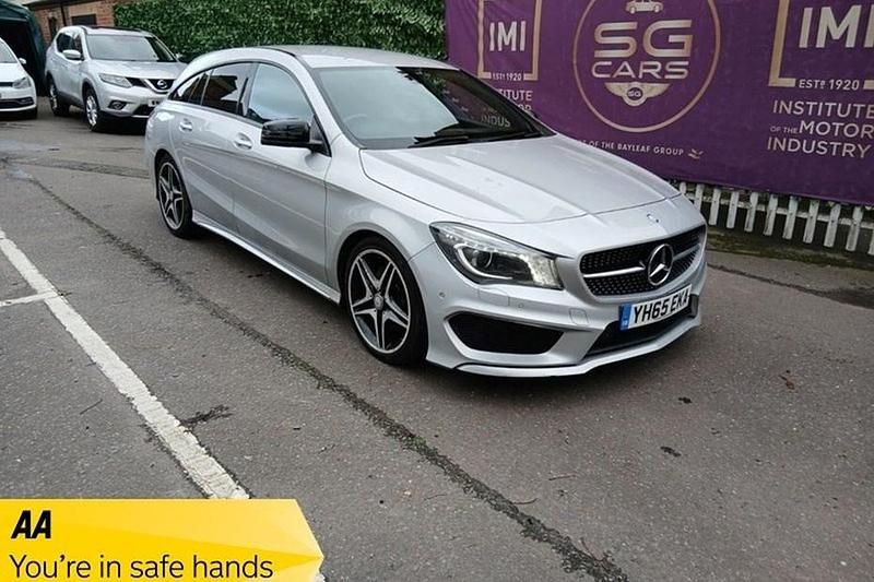 Silver Used 2015 Mercedes CLA220 AMG Sedan | £8,495 (Fair price) - Image 1/1