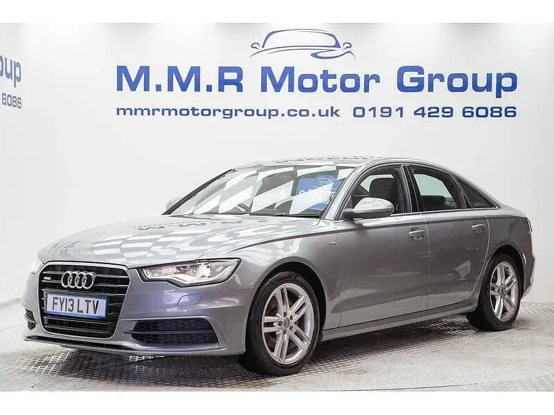 Usado Audi A6 S-Line 177 HP (130 kW) 2013 Cinzento Sedan