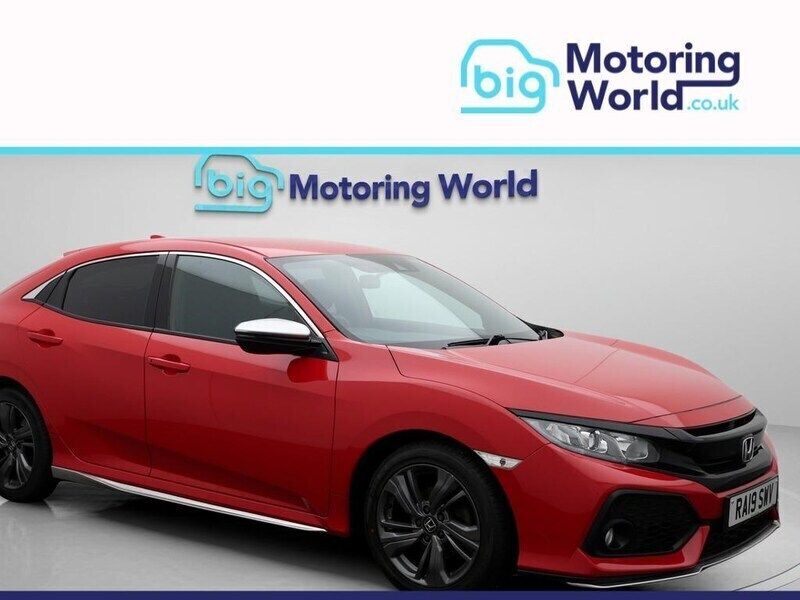 Red Used 2019 Honda Civic SR Hatchback | £12,500 (Fair price) - Image 1/4