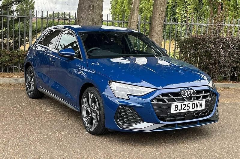 Ascari blue metallic New 2025 Audi A3 e-tron S-Line Hatchback | £33,490 (Fair price) - Image 1/4