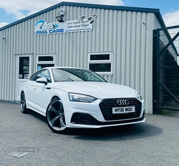 White Used 2021 Audi A5 Sport Hatchback | £22,995 (Good price) - Image 1/4