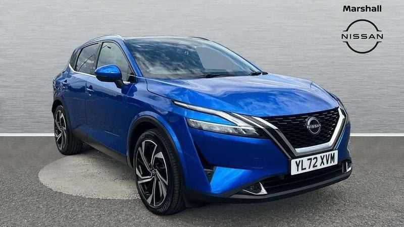 Blue Used 2022 Nissan Qashqai Tekna+ SUV | £23,095 (A bit pricey) - Image 1/4