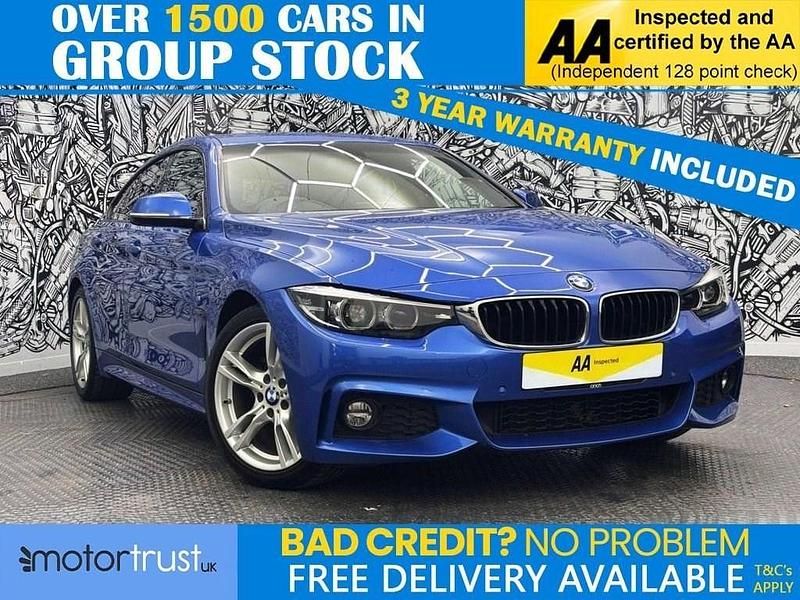Blue Used 2019 BMW 420 M Sport Coupe | £17,095 (Fair price) - Image 1/2