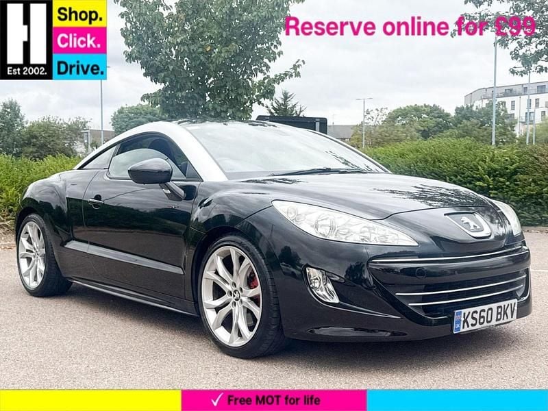 Black Used 2011 Peugeot RCZ GT Coupe | £3,168 (Fair price) - Image 1/3