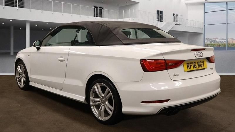 Used Audi A3 Cabriolet S-Line 2016 Ibis white Cabriolet