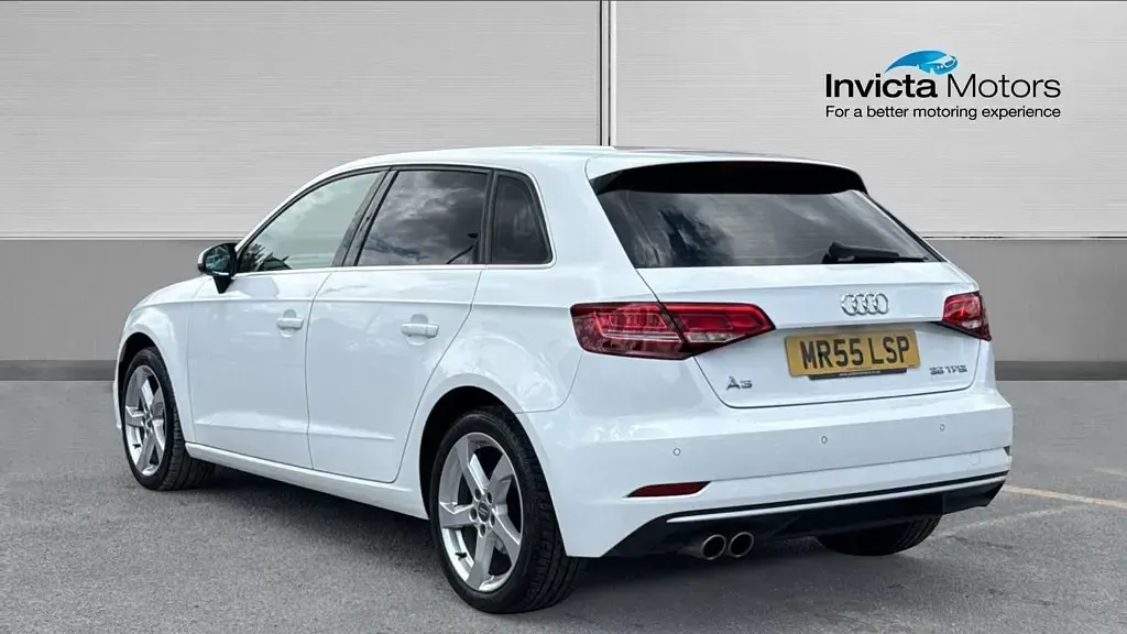 Used Audi A3 Sport 150 HP (110 kW) 2019 Ibis white gloss Sedan