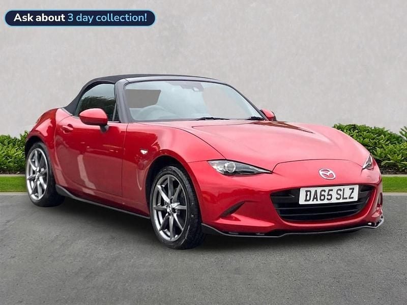 Red Used 2015 Mazda MX5 Inclusive Cabriolet | £14,420 (Fair price) - Image 1/4