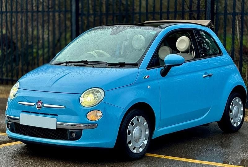 Used Fiat 500C S 2012 Blue Cabriolet