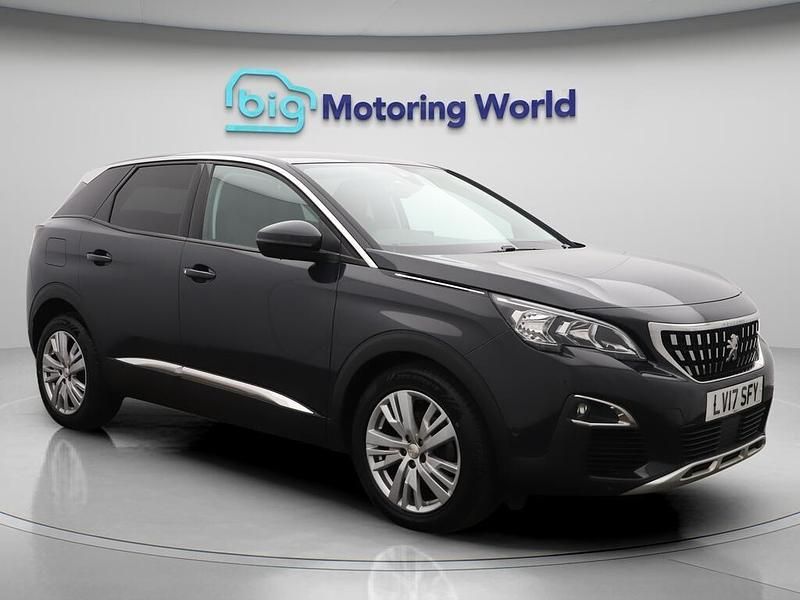 Grey Used 2017 Peugeot 3008 Allure Hatchback | £8,559 (Fair price) - Image 1/4