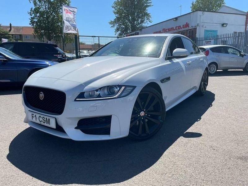 White Used 2018 Jaguar XF R-Sport Sedan | £10,995 (Fair price) - Image 1/4