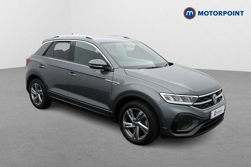 Grey Used 2023 VW T-Roc R-line SUV | £22,349 (Good price) - Image 1/4