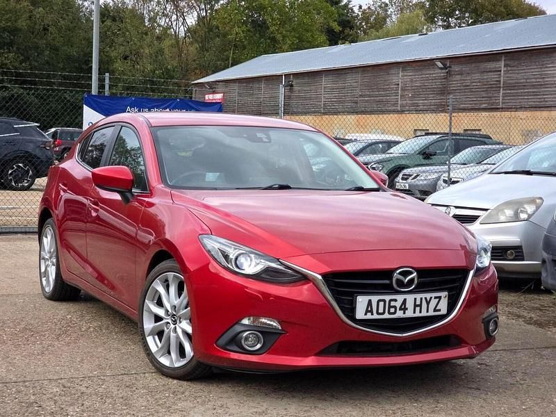 Red Used 2014 Mazda 3 Inclusive Hatchback | £5,990 (Fair price) - Image 1/4