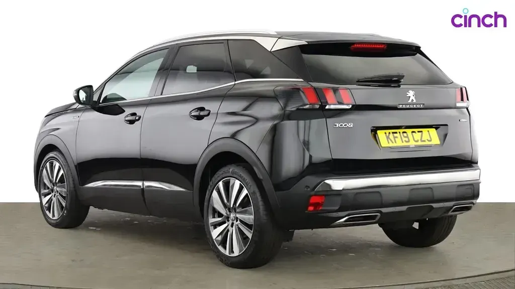 Used Peugeot 3008 GT-line 130 HP (95 kW) 2019 Black SUV