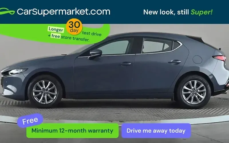 Begagnad Mazda 3 122 HK (89 kW) 2022 Grå Halvkombi