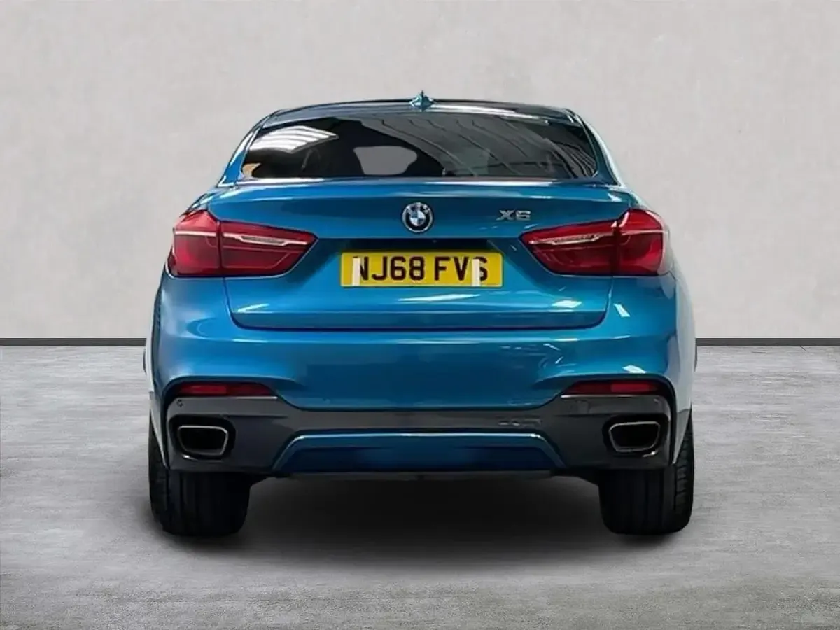 Used BMW X6 M Sport 313 HP (230 kW) 2018 Blue SUV