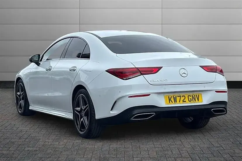 Used Mercedes CLA180 AMG Line Premium 136 HP (100 kW) 2023 Digital white Sedan