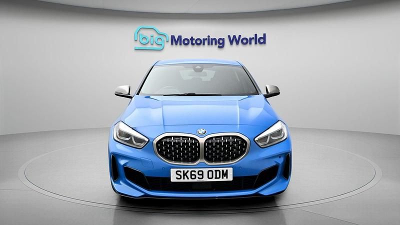 Used BMW M135 M Sport 302 HP (222 kW) 2019 Blue Hatchback
