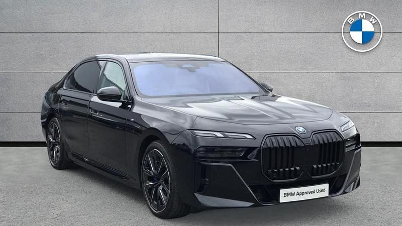 Black Used 2024 BMW 750e M Sport Sedan | £79,995 (Fair price) - Image 1/4