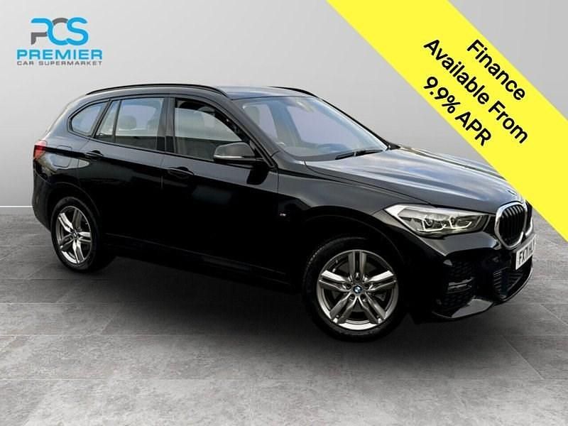 Black sapphire metallic paint Used 2021 BMW X1 M Sport SUV | £14,895 (Good price) - Image 1/3