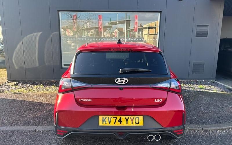 Used Hyundai i20 N Line 101 HP (74 kW) 2024 Dragon red Hatchback