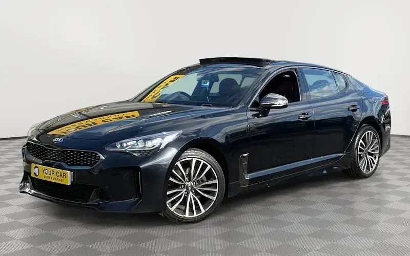 Used Kia Stinger GT-Line S 197 HP (144 kW) 2019 Black Hatchback