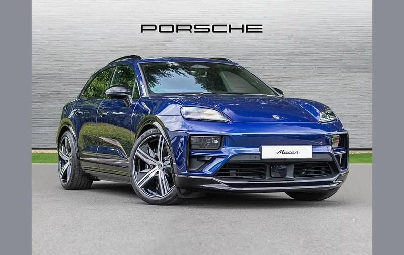 Blue New 2025 Porsche Macan Turbo SUV | £109,940 - Image 1/4